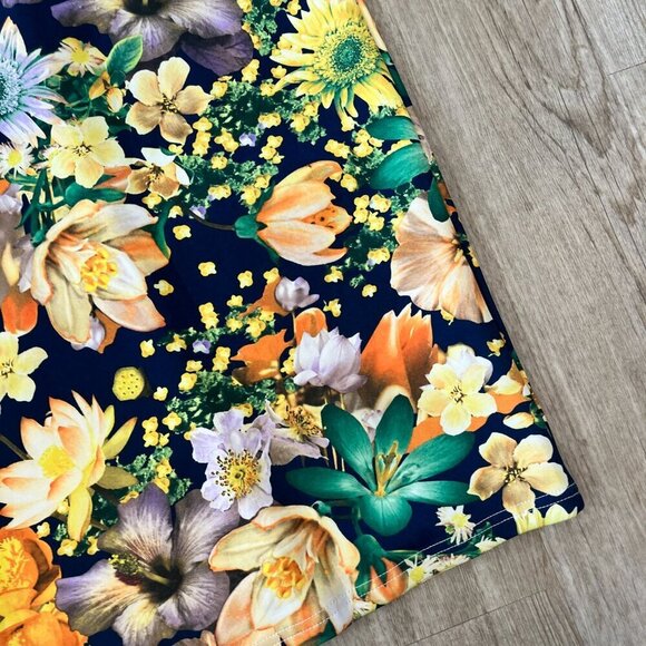 Womens A'Gaci A'Gaci A'Gaci Floral Midi Dress - S - Picture 4 of 9